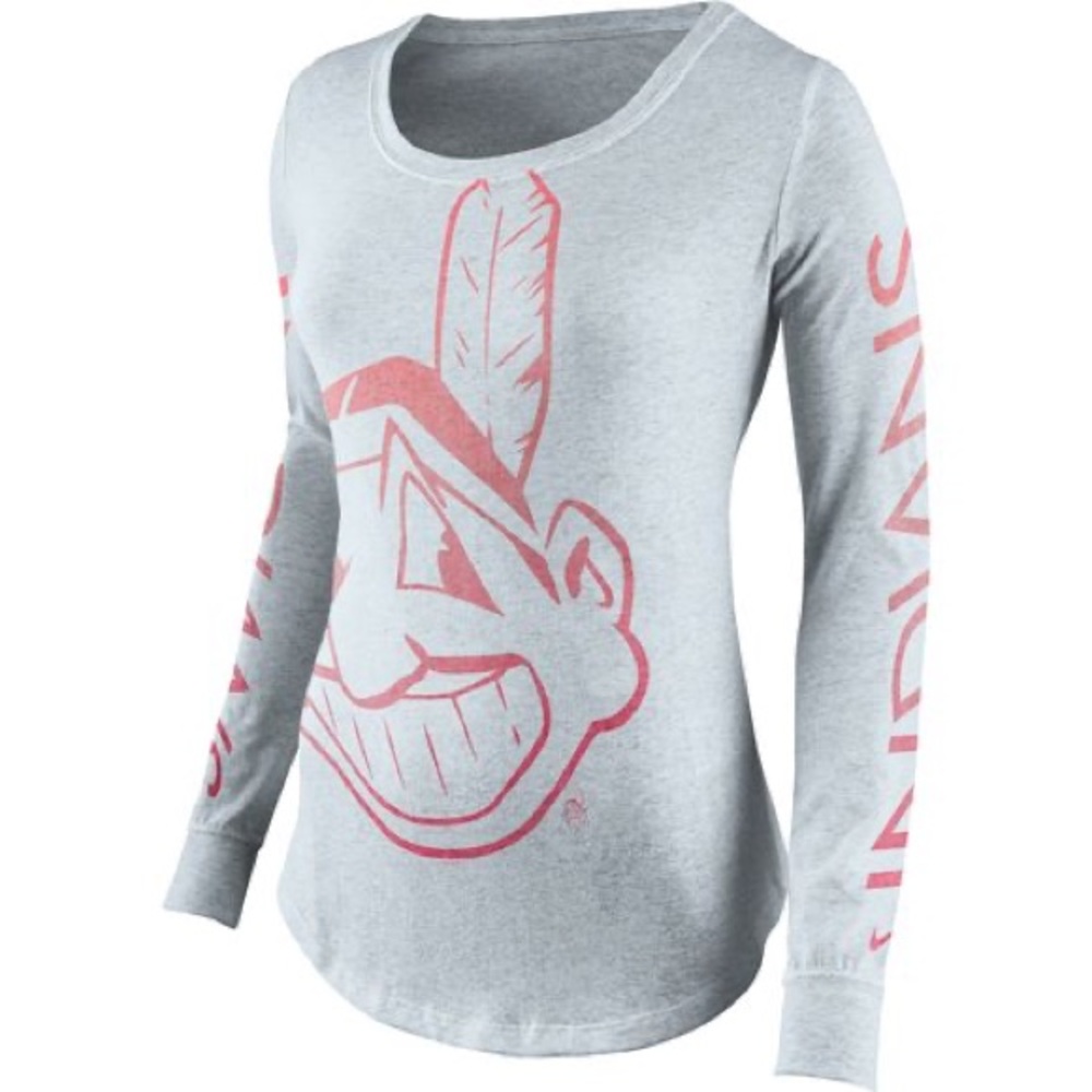 NWOT NIKE MLB Cleveland Indians Long Sleeve